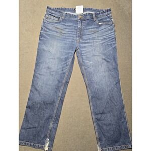 Wolverine FR Flame Resistant Work Jeans‎ Mens 42x30 Dark Wash Denim Workwear